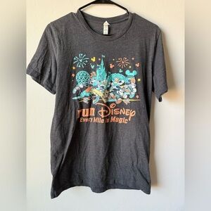 Disney Womans Charcoal Graphic T-Shirt